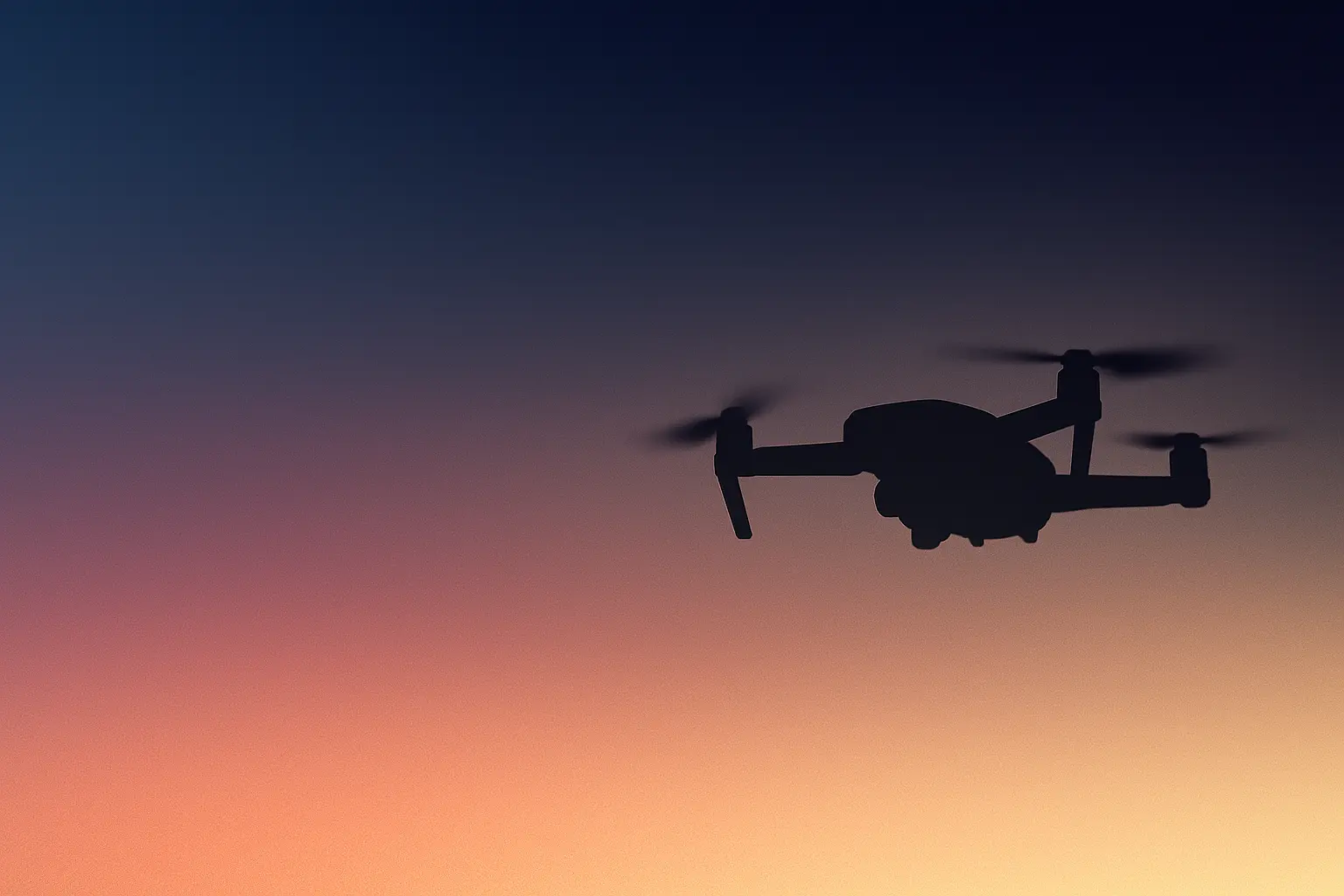 Fondo naranja difuminado con cielo