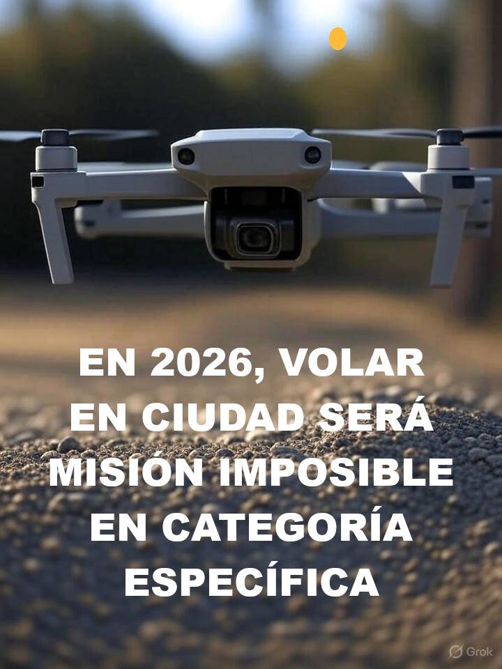 Alerta para Operadores de Drones: Cambio de Regulación en 2026